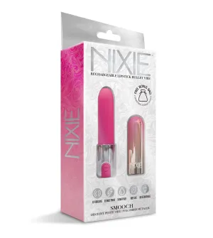 NIXIE Smooch Rechargeable Lipstick Vibrator. Pink Ombre