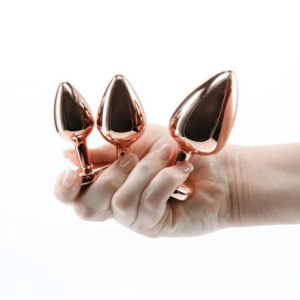NS Novelties Rear Assets Anal Kit Rose Gold