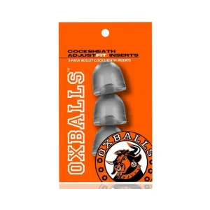 Oxballs Adjustfit Insert 3-pack Clear