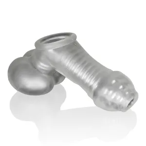 OxBalls Sackjack. Wearable Jackoff Sheath. Clear Frost