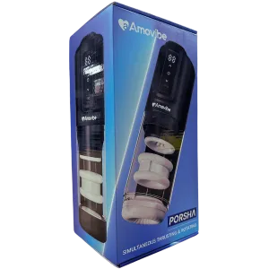 Porsha - Automatic Masturbator with Rubbing. Vibration & Heating Levels