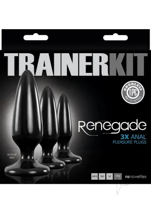 Renegade Pleasure Plug 3pc Trainer Kit