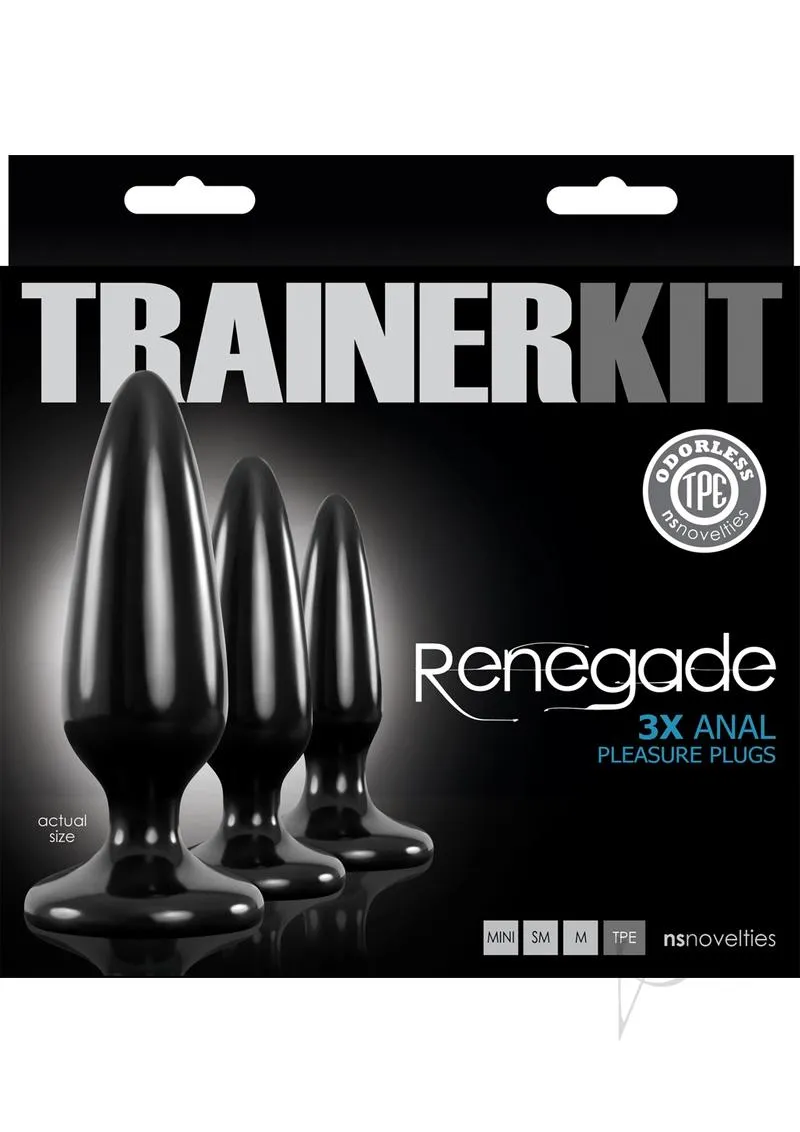 Renegade Pleasure Plug 3pc Trainer Kit