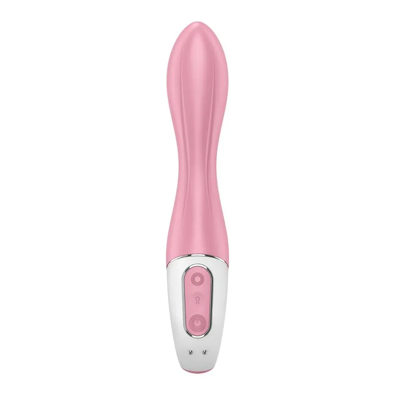 Satisfyer Air Pump Vibrator 2 INFLATABLE G Spot Dildo Unisex Sex Toy