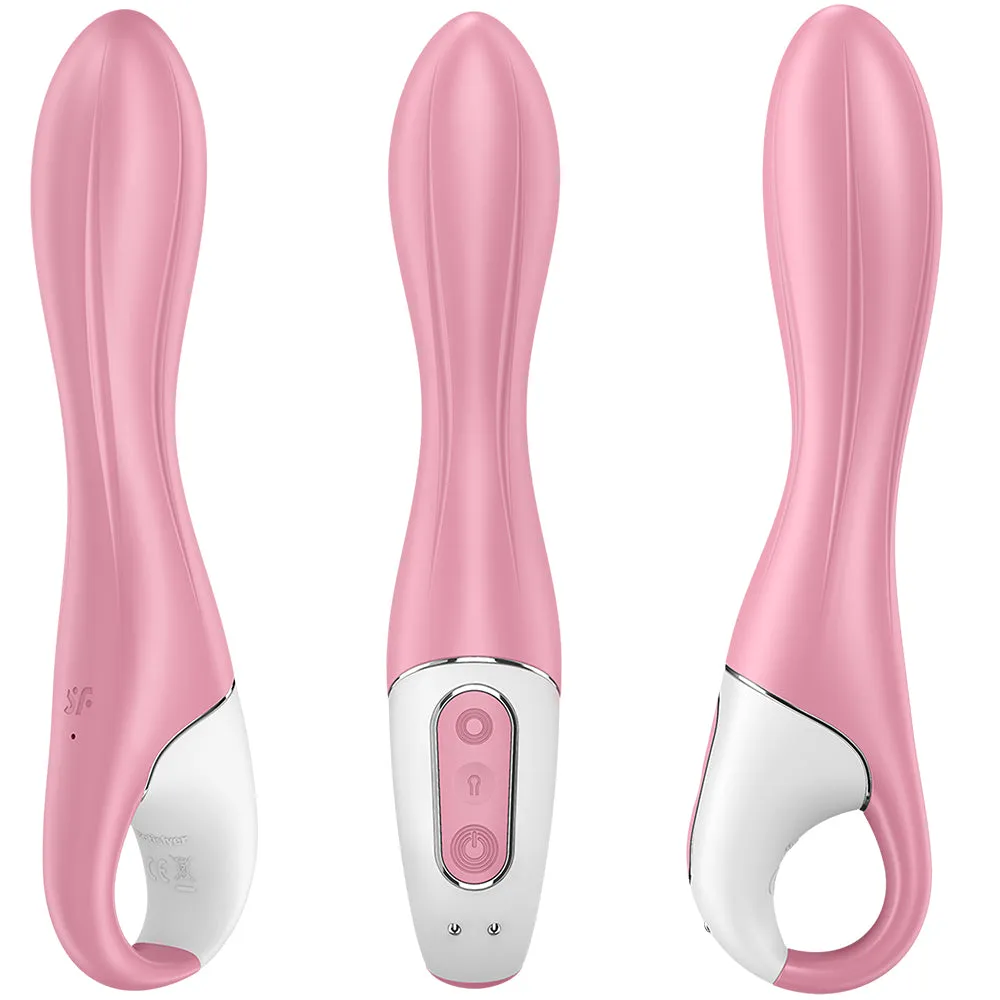 Satisfyer Air Pump Vibrator 2 INFLATABLE G Spot Dildo Unisex Sex Toy