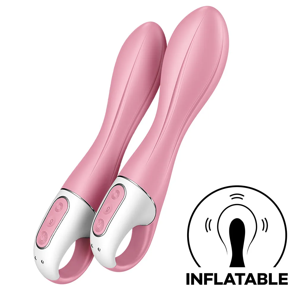 Satisfyer Air Pump Vibrator 2 INFLATABLE G Spot Dildo Unisex Sex Toy