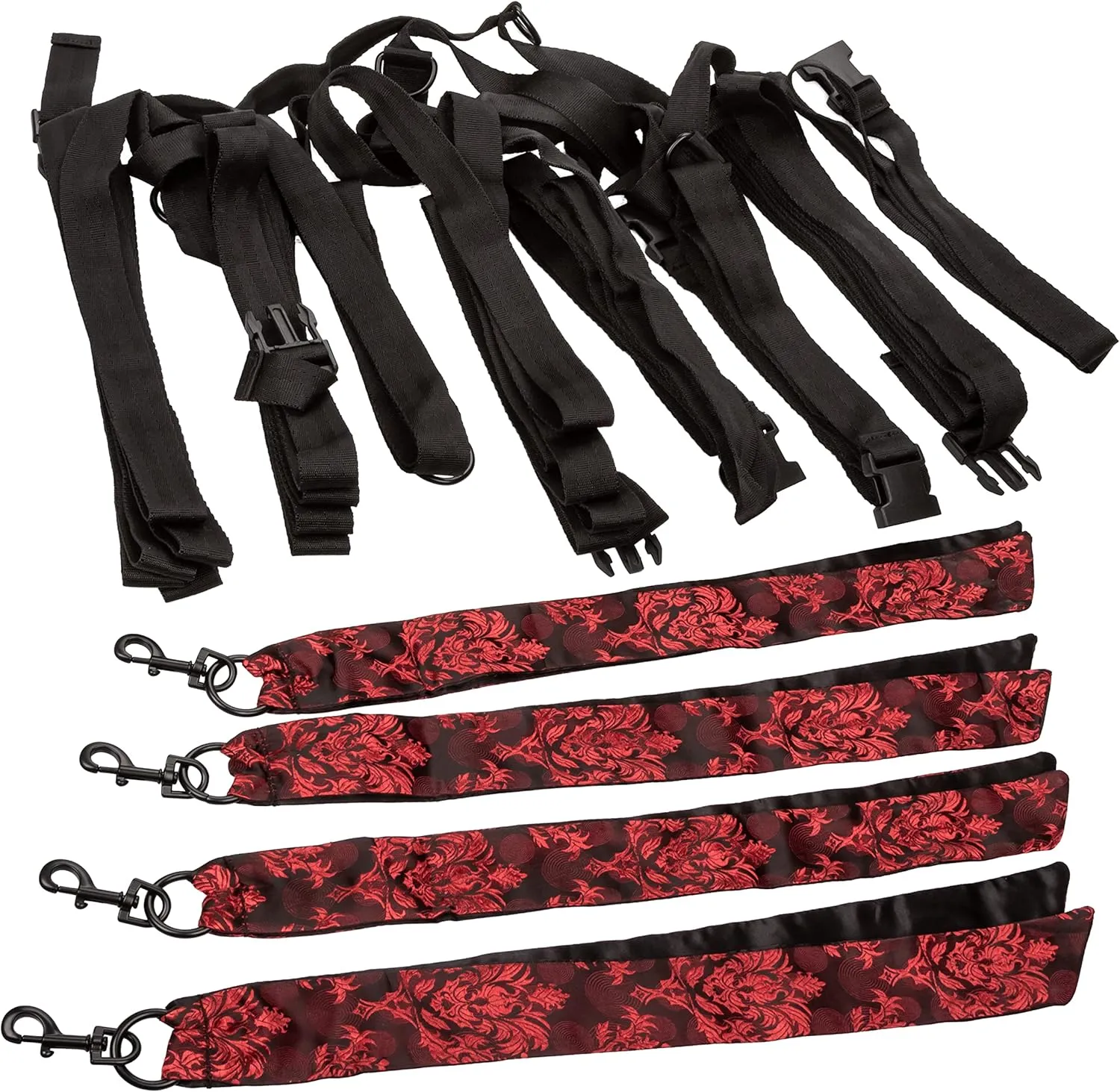 Scandal 8 Points of Love Bed Restraint Bondage Kit BDSM