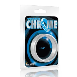 SI Chrome Band. Wide (1.75In/44Mm)