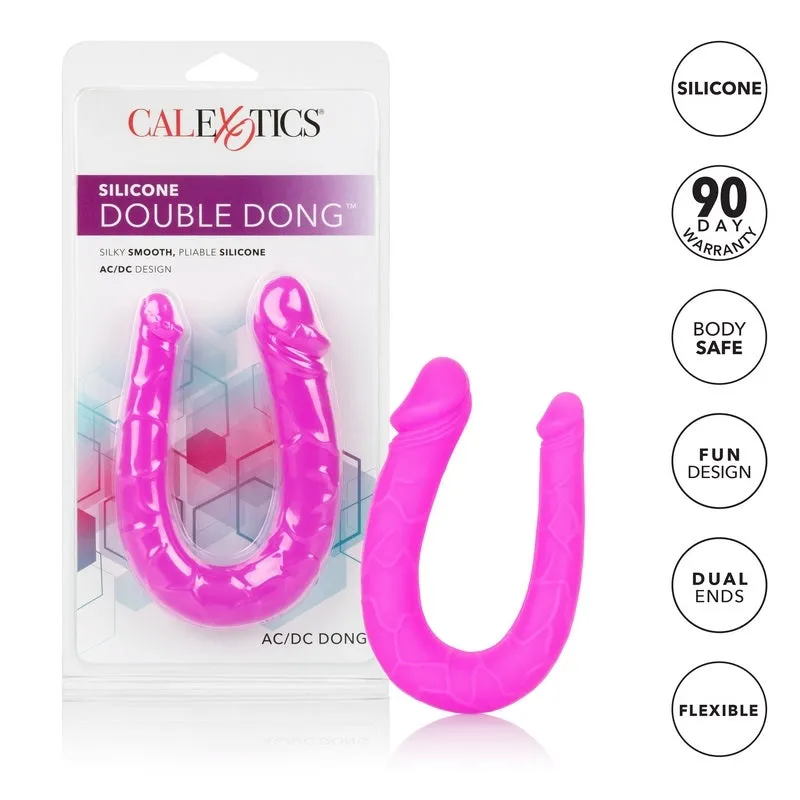 Silicone Double Dong by Cal Exotics
