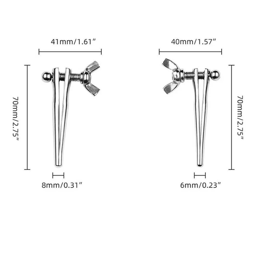 Stainless Steel Adjustable Urethral Dilator Sounding BDSM Penis Plug