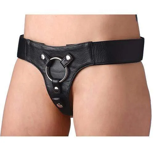 Strap U - Domina Adjustable Wide Band Strap On Harness (Black)