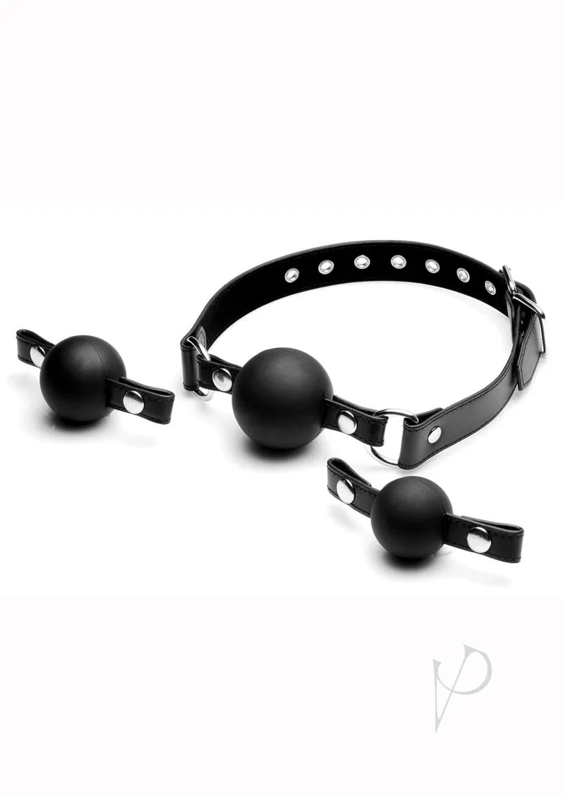 Strict Interchangeable Ball Gag Set