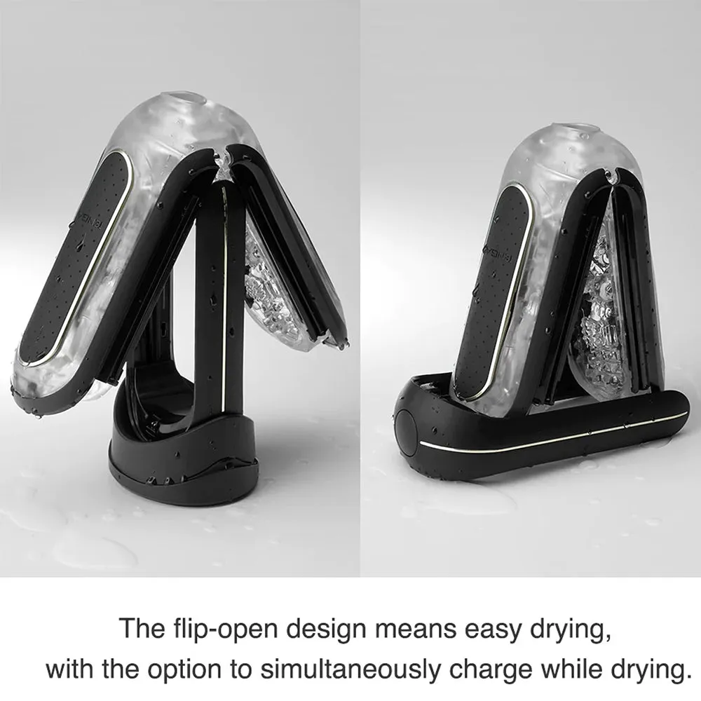 Tenga Flip 0 Zero Electronic Vibration Male Masturbator 3D USB Black Sex Toy