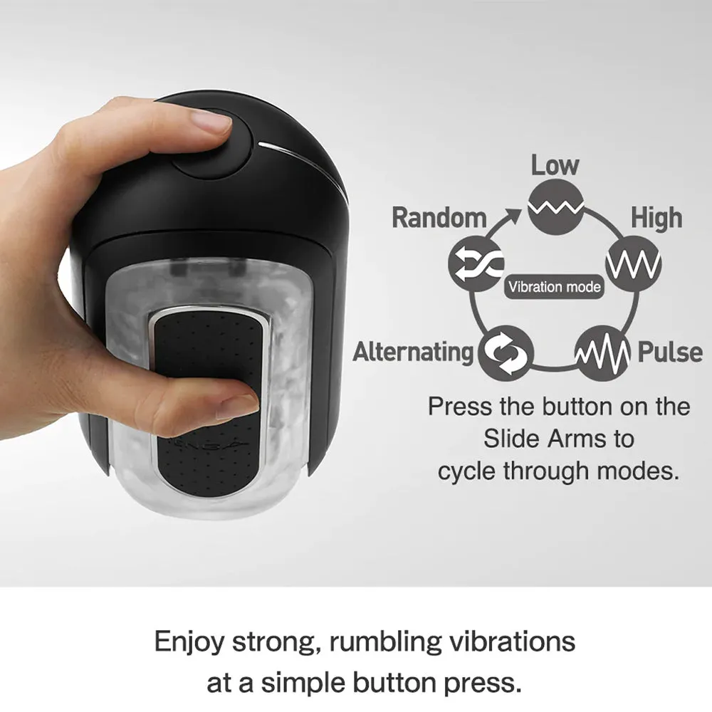 Tenga Flip 0 Zero Electronic Vibration Male Masturbator 3D USB Black Sex Toy