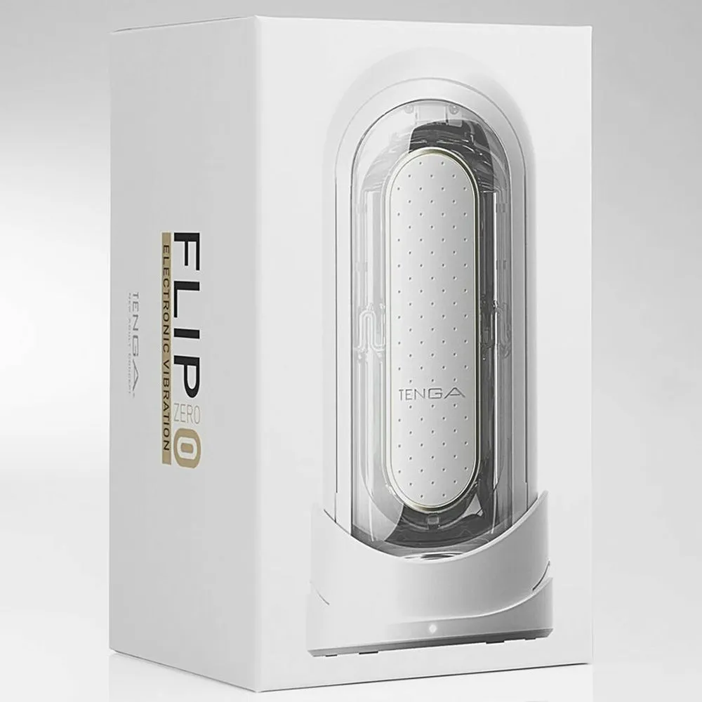 Tenga Flip 0 Zero Electronic Vibration Male Masturbator 3D USB White Sex Toy