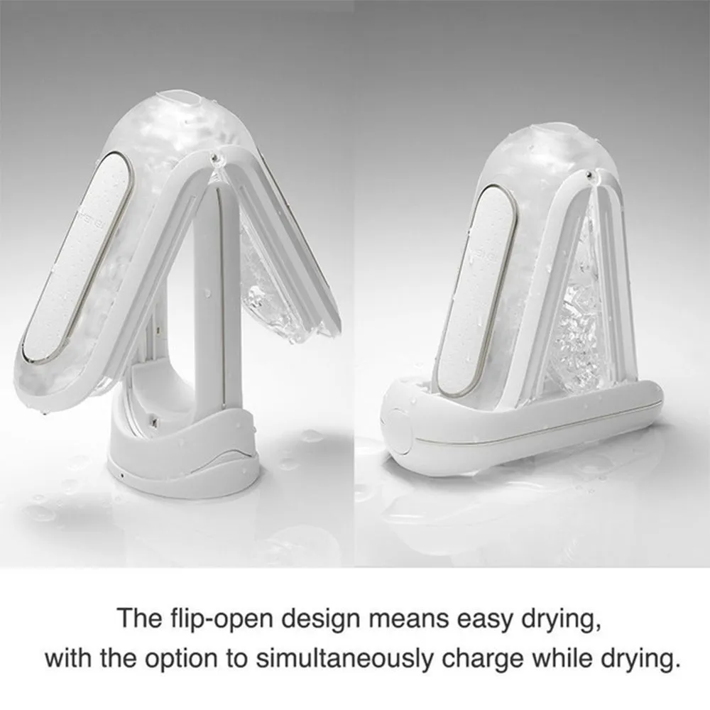 Tenga Flip 0 Zero Electronic Vibration Male Masturbator 3D USB White Sex Toy