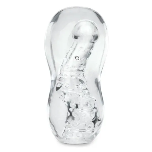 ZOLO Gripz Wavy Stroker - Clear